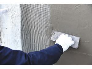 8、壓入玻纖網(wǎng)格布